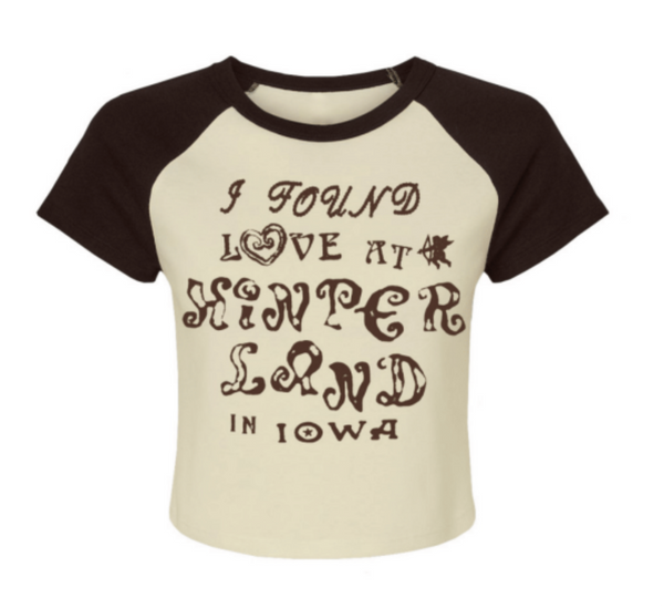 "I Found Love" Raglan Baby Tee