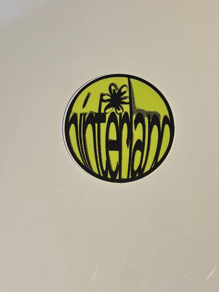 Yellow Logo Sticker