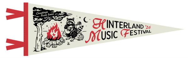 Raccoon Campfire Pennant