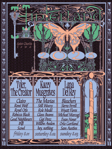 2025 Black Lineup Poster