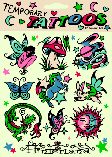 Temporary Tattoo Sheet
